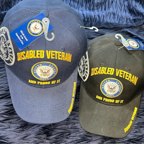 Navy Disabled Vet Hat.  New!! - Picture 1 of 4